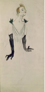 Yvette Guilbert, 1894 da Henri de Toulouse Lautrec